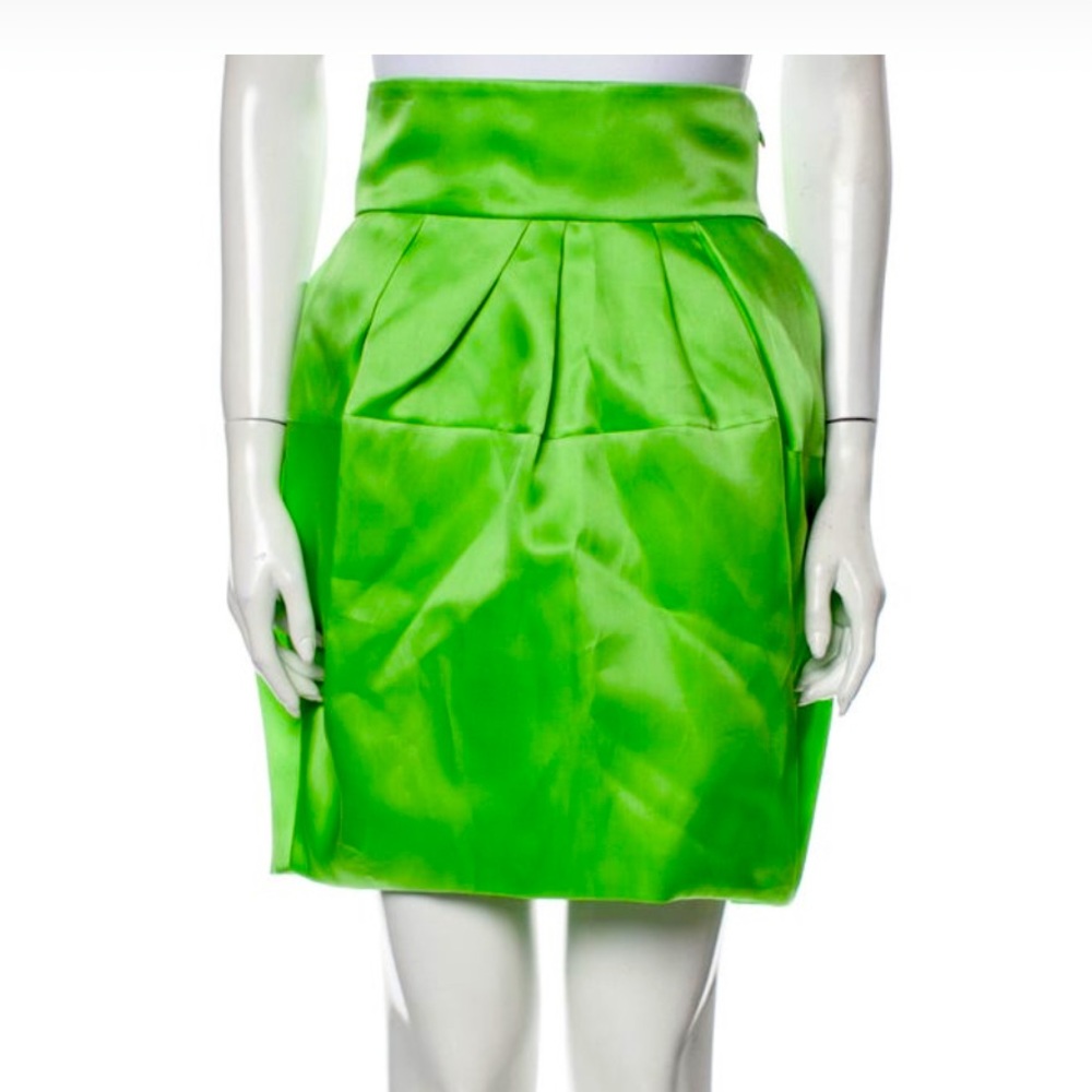 Silk knee- length skirt Christian Dior